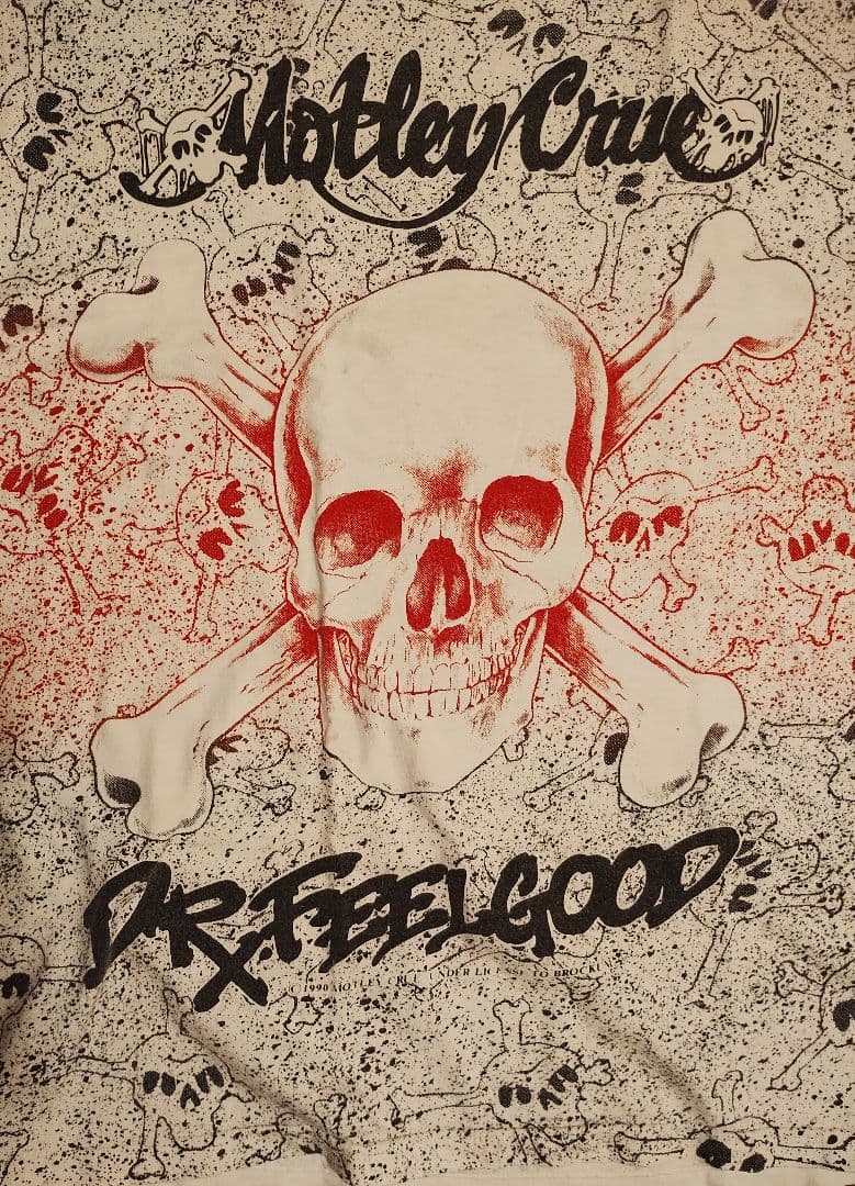 値下不可】モトリークルー Dr.フィールグッド90オールオーバープリント