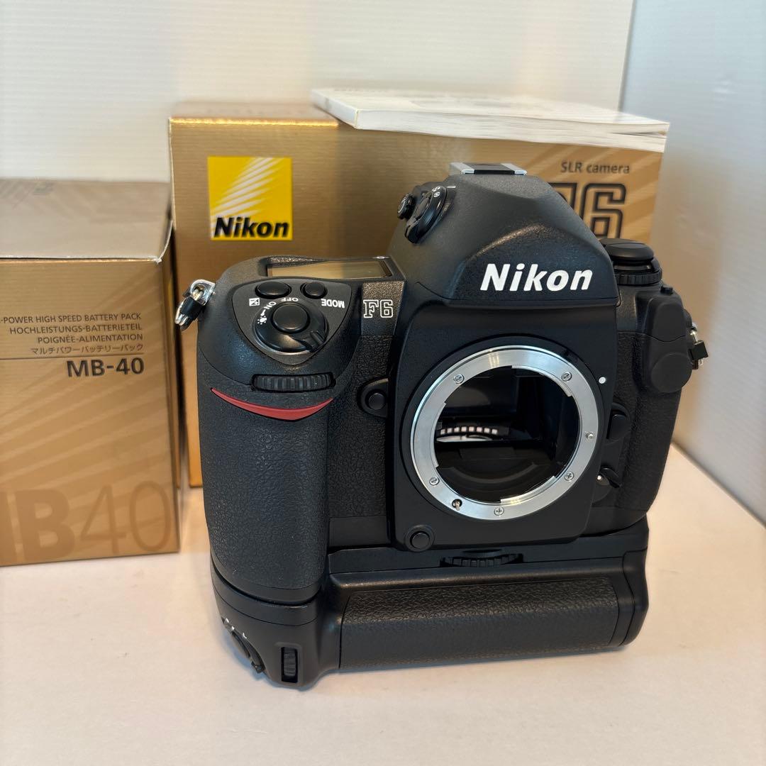新品同様】ニコン Nikon F6 MB-40 プロストラップ付