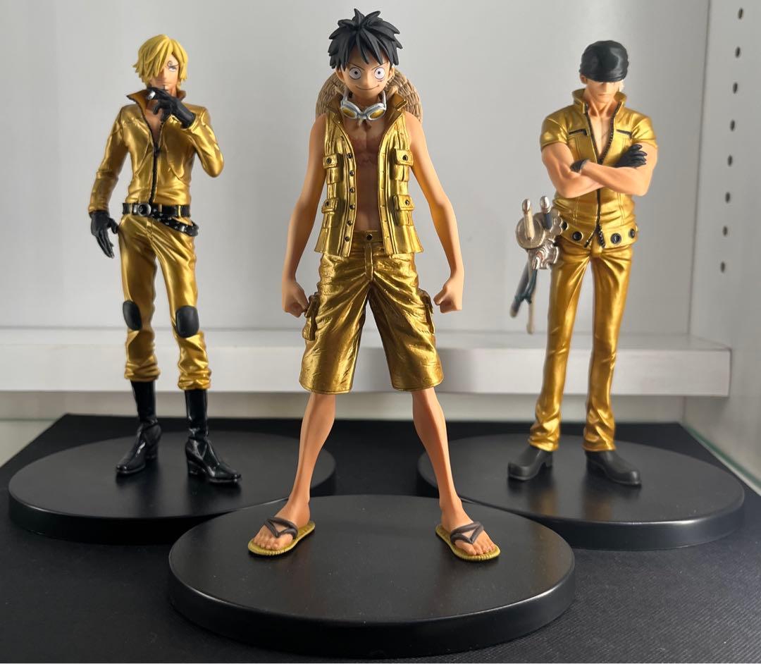 ワンピース フィルムゴールド DXF ルフィ サンジ ゾロ ゴールドver