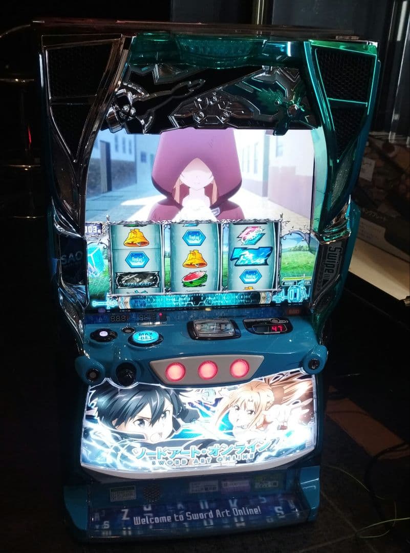 パチスロ実機 ソードアート・オンライン スマスロ簡易ユニット付