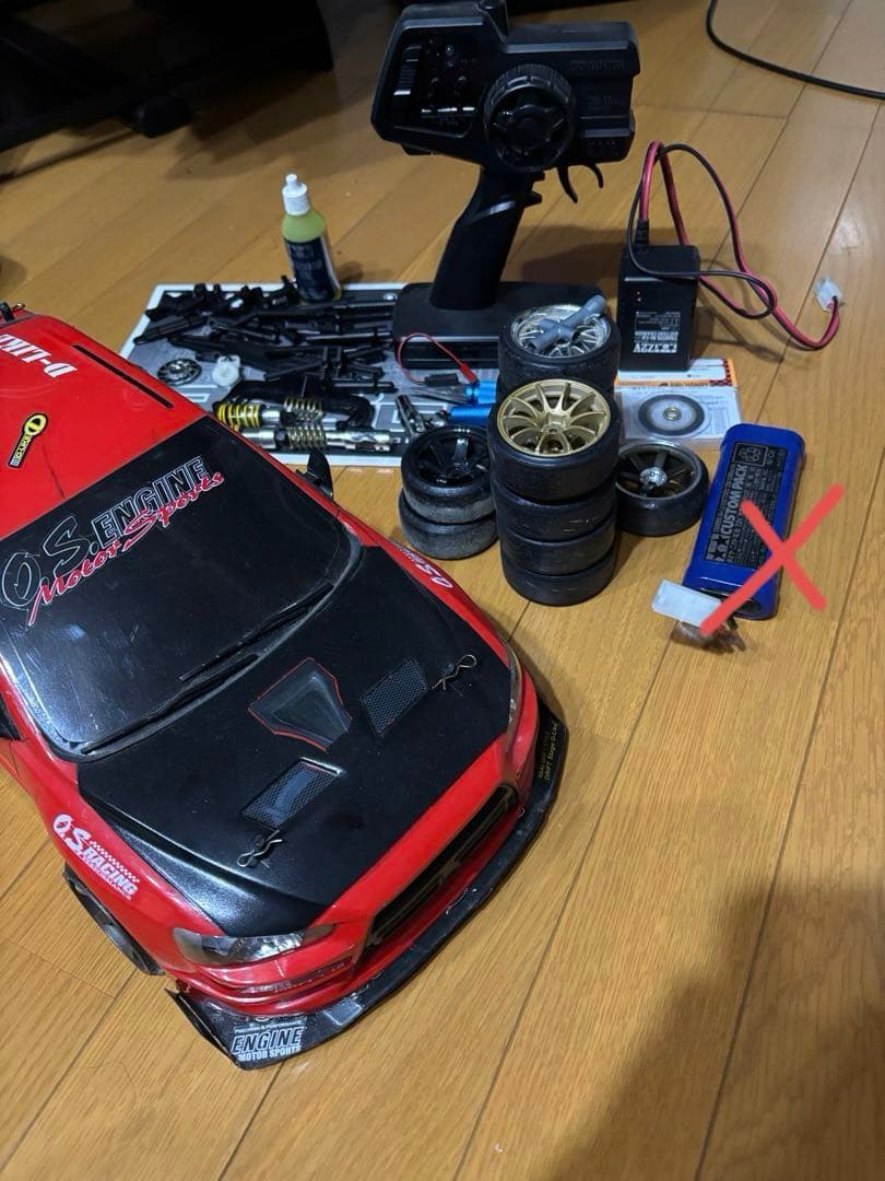 たいが　ヨコモ　ドリフトパッケージ　ランエボⅹ⭐︎フル装備！⭐︎実働車