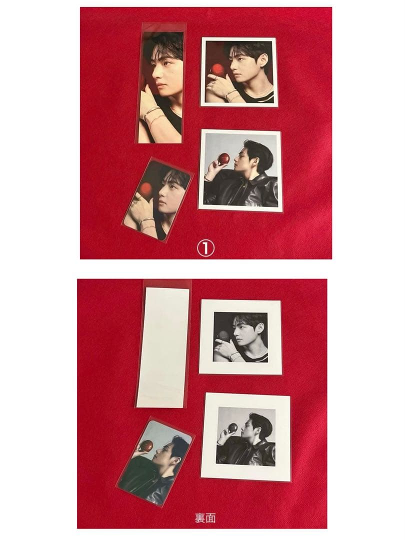 BTS ロングステッカー・正方形両面フォト・ホログラム両面フォトカード♡Ｖ