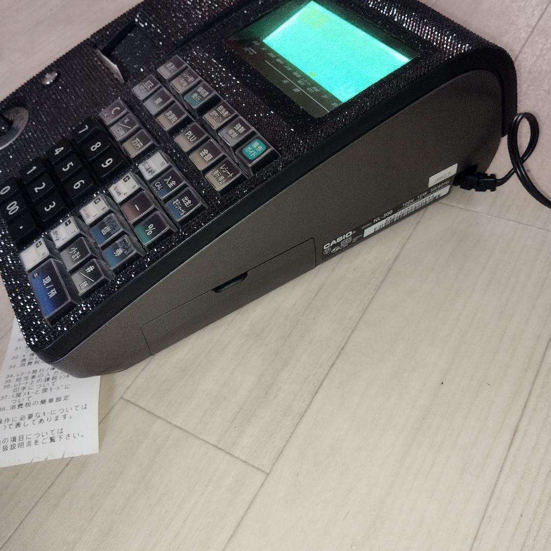 CASIO レジスター NL-300 電子店名スタンプ RAC-10付き 鍵あり