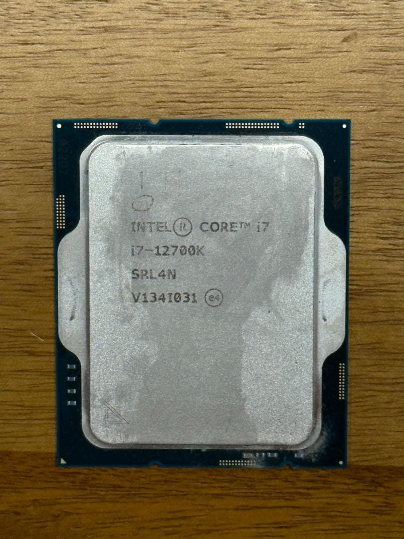 Intel Core i7-12700K LGA1700 ジャンク 動作確認済み