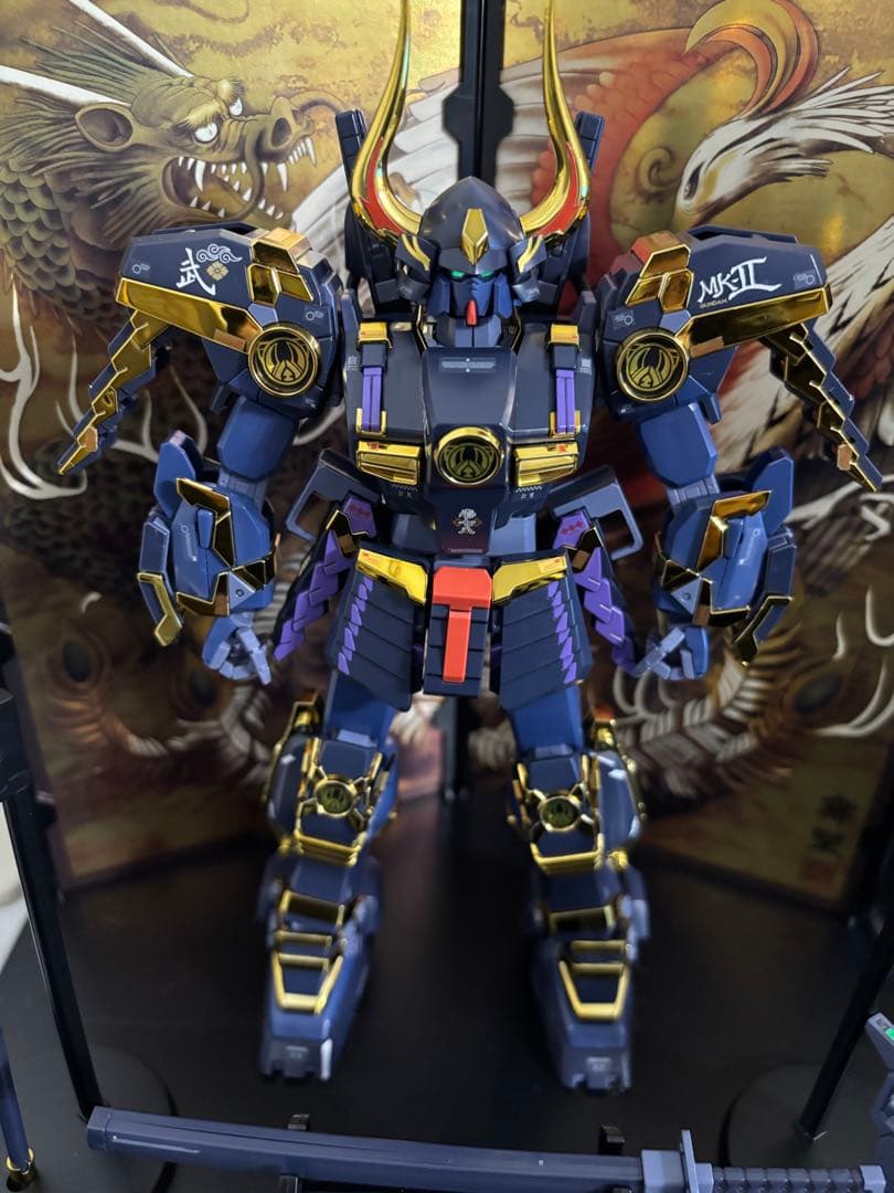 ガンプラ　MG 武者ガンダムMK-2 アクリルケース付き