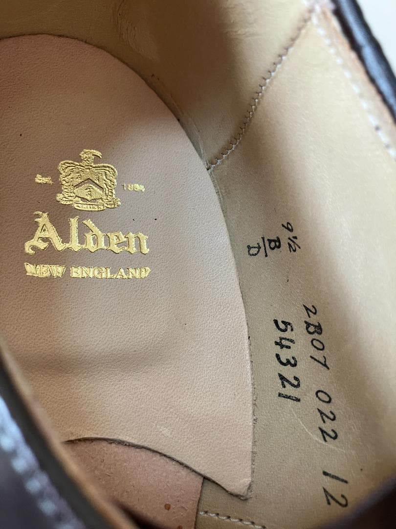 ALDEN オールデン 54321 バーガンディコードバン US9.5D