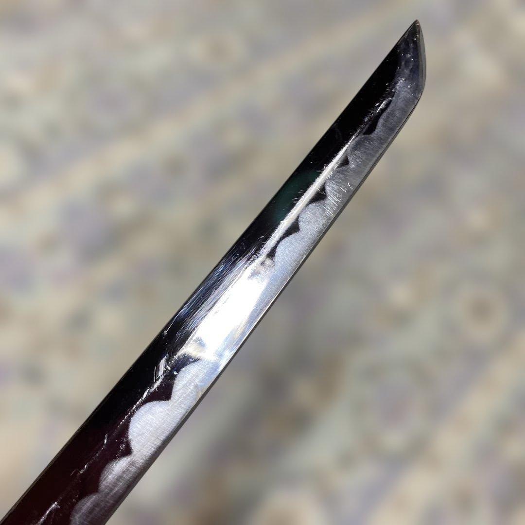 格安豪華版模造刀 黄色柄 鍔無し 金糸模様白鞘