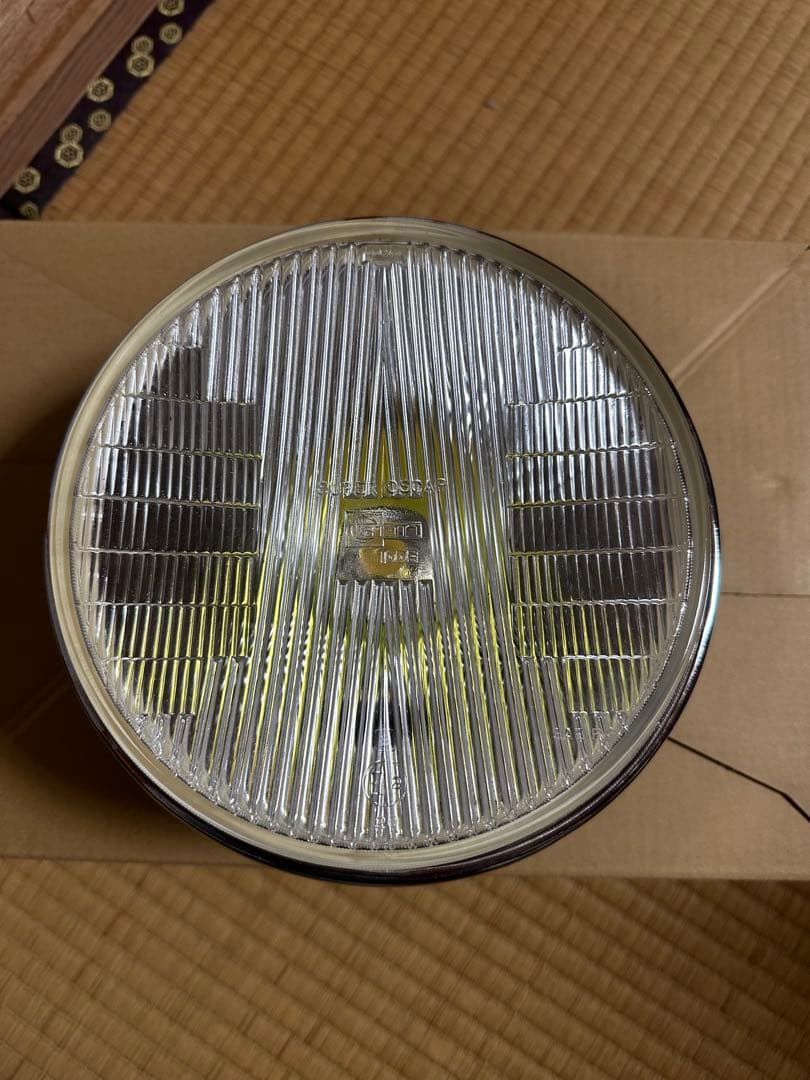 当時物CIBIE凹みレンズライト 当時物シビエスーパーオスカー凹みレンズ