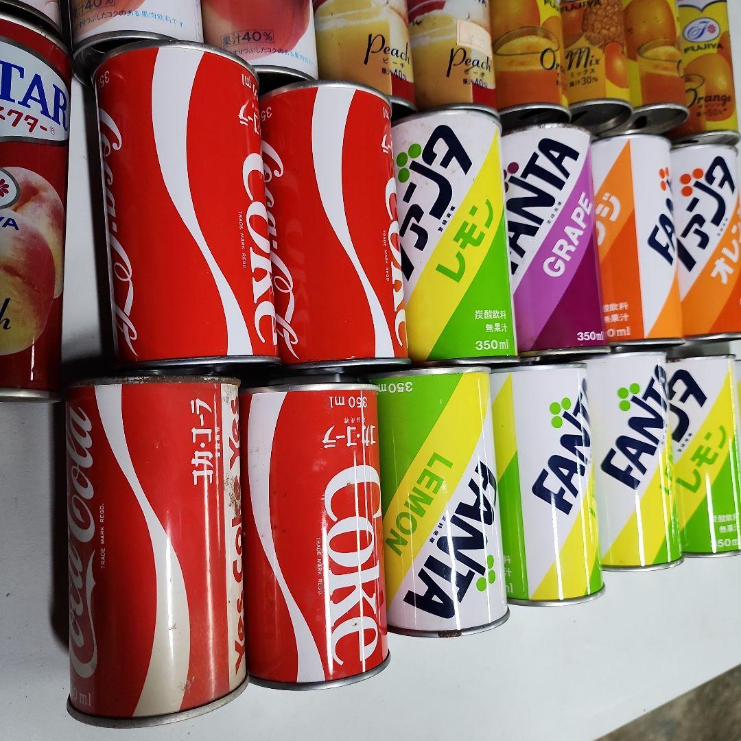 昭和レトロ 空き缶 25缶 ファンタ コカコーラ ネクター ココア - メルカリ