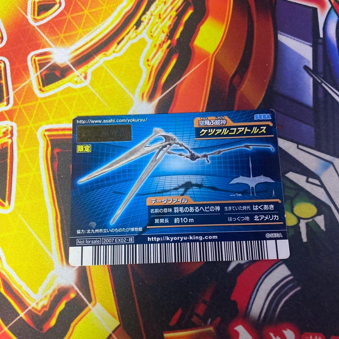恐竜キング データカードダス 非売品 プロモ ケツァルコアトルス 翼竜