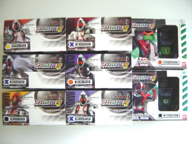 仮面ライダーフォーゼ アストロスイッチ＆フォーゼモジュール 一覧