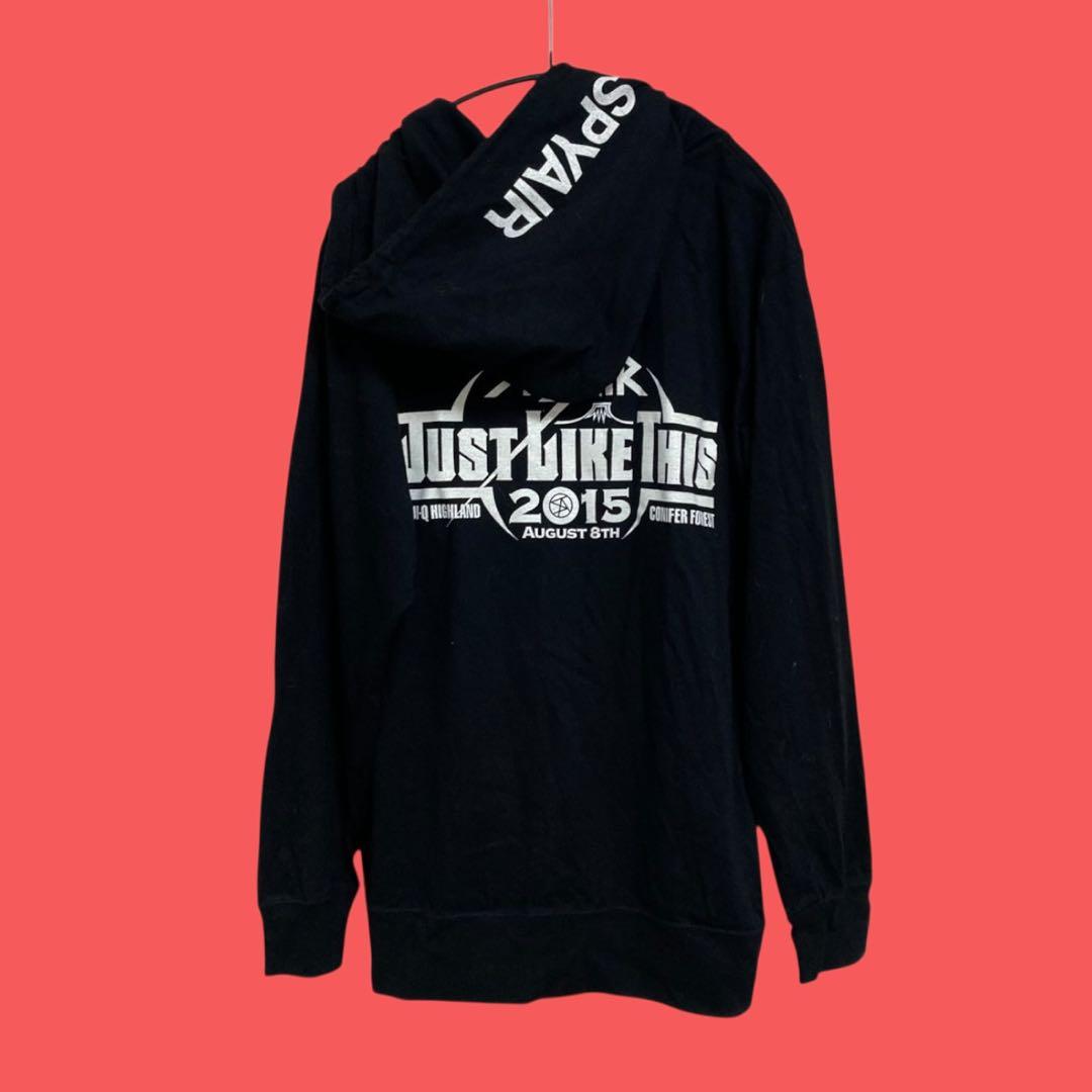 SPYAIR JLT2015 パーカー黒 Lサイズ スパイエアー 非売品 レア - メルカリ