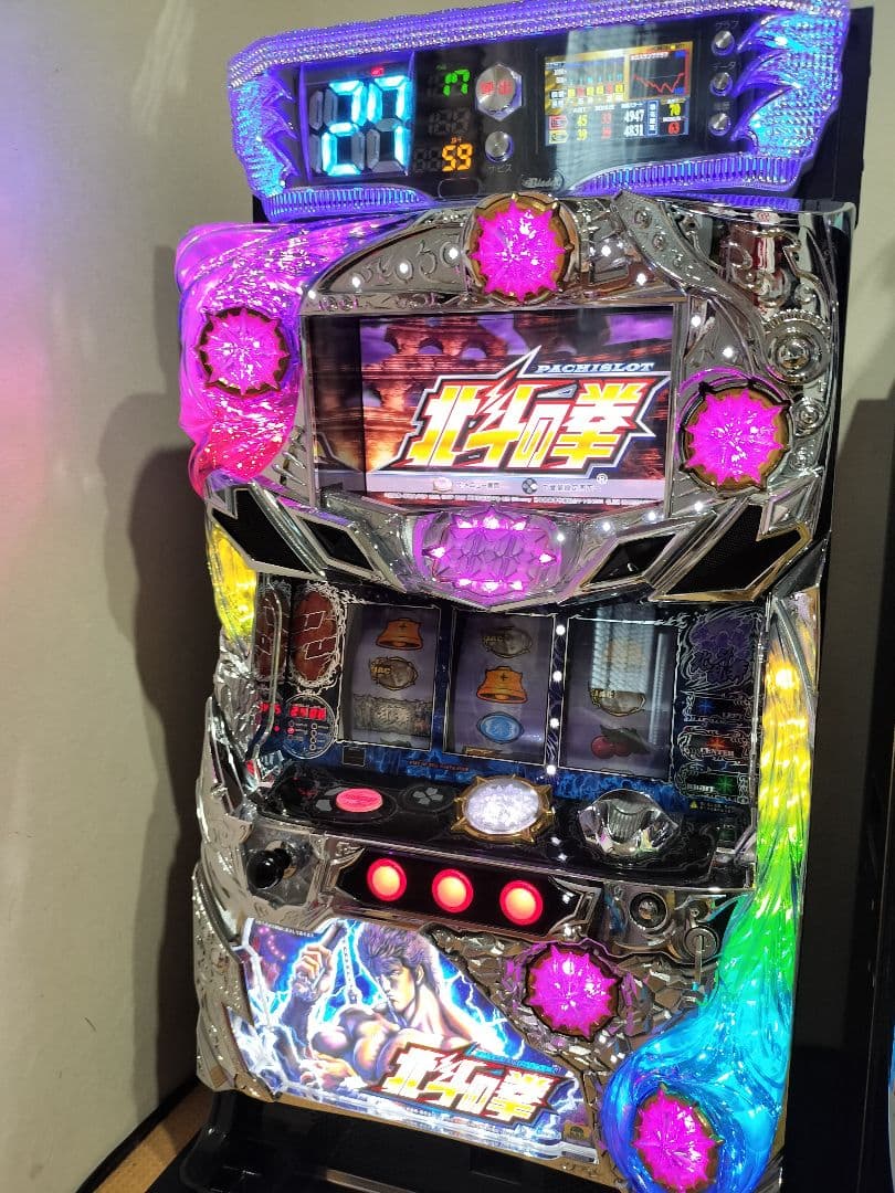 引取り限定】パチスロ 北斗の拳 強敵 コイン不要機 データカウンター