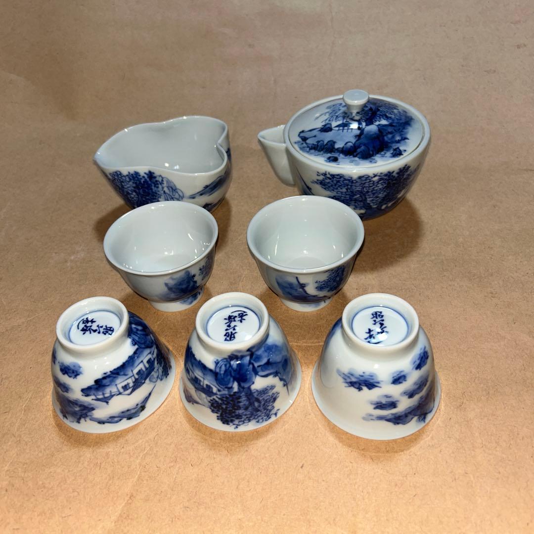 真作/國井道成/松上鶴図/桐共箱付/布袋屋掛軸HD-501