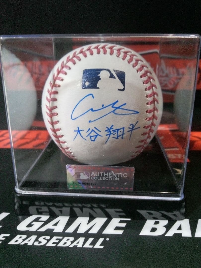 ケース付き 大谷翔平 直筆サインボール 漢字サイン MLB公式球 - メルカリ