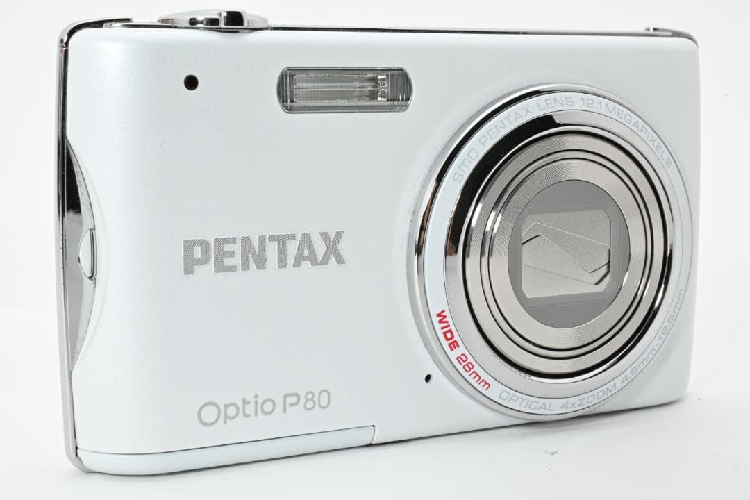 極美品】PENTAX OPTIO P80 ホワイト 新品級！