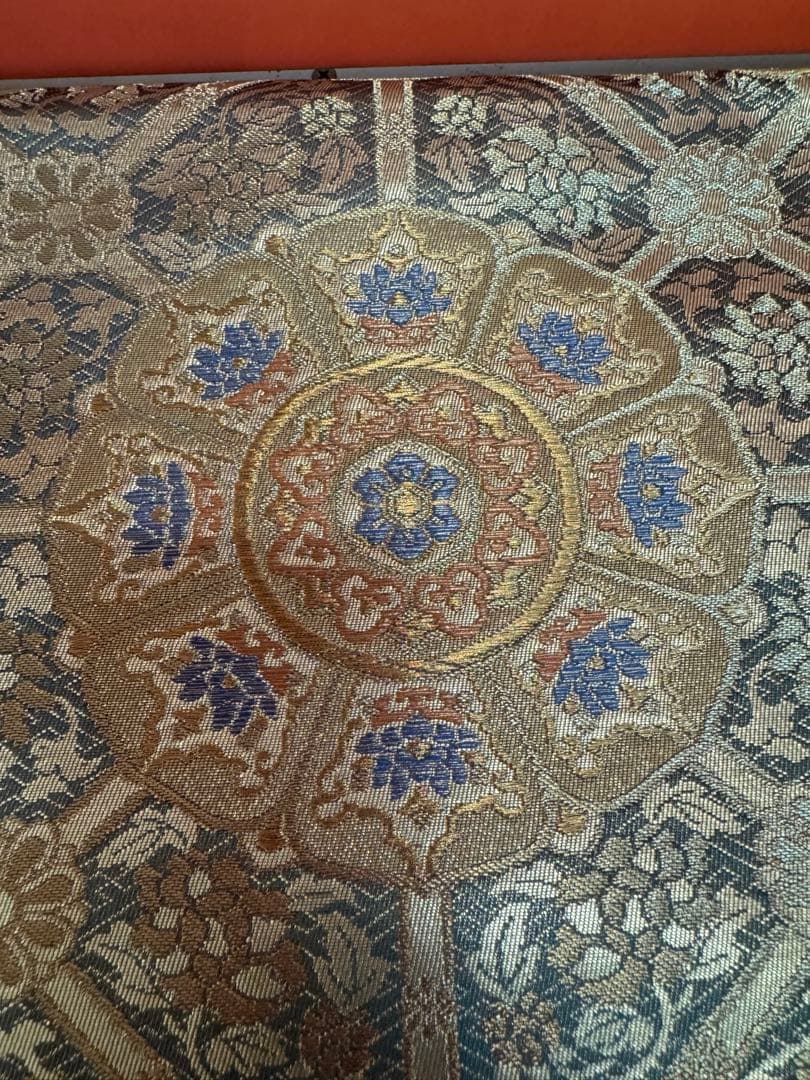 1939 袋帯 古代彫金紋 西陣織 金糸 高級上質上品 約440cm未使用