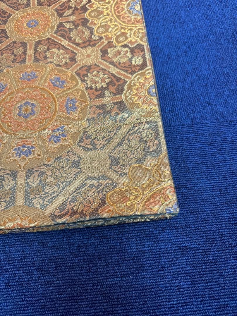 1939 袋帯 古代彫金紋 西陣織 金糸 高級上質上品 約440cm未使用