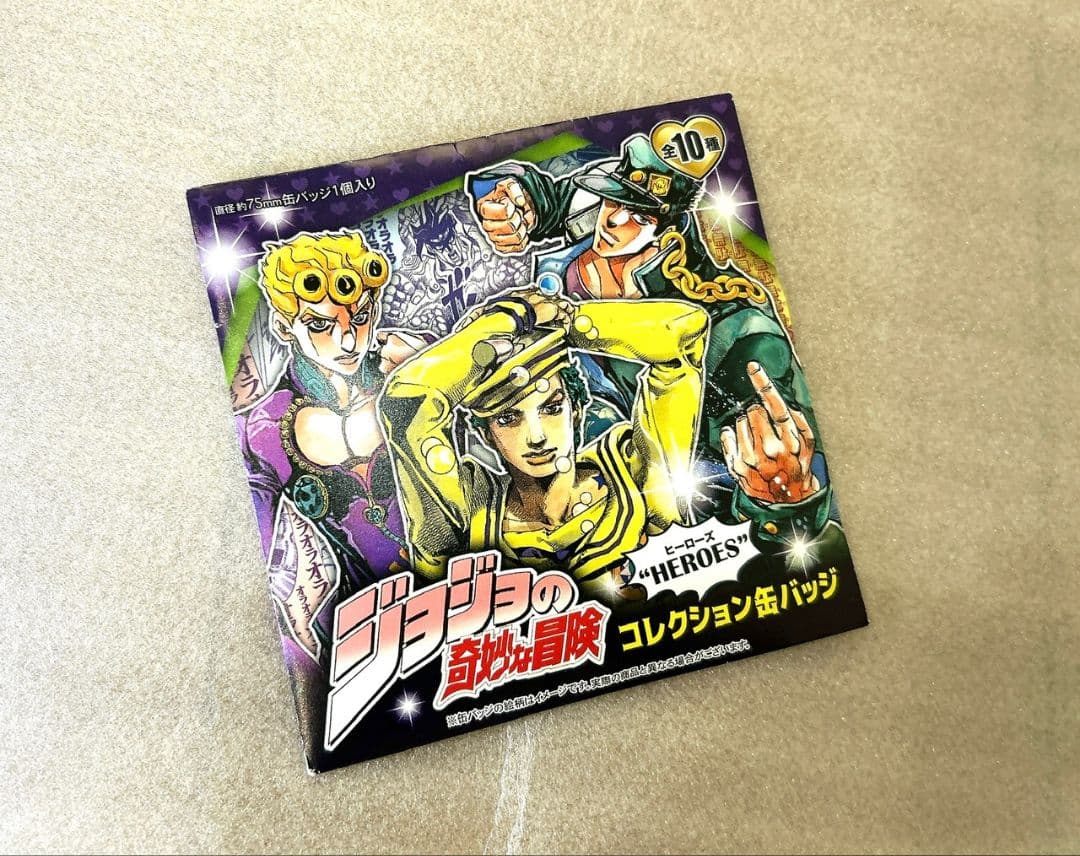 希少】ジョジョ展 HEROES缶バッジ ジャイロ・ツェペリ