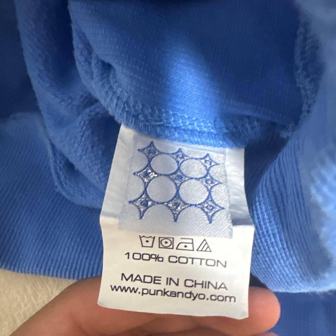 punkandyo パンクアンドヨー 水色パーカー