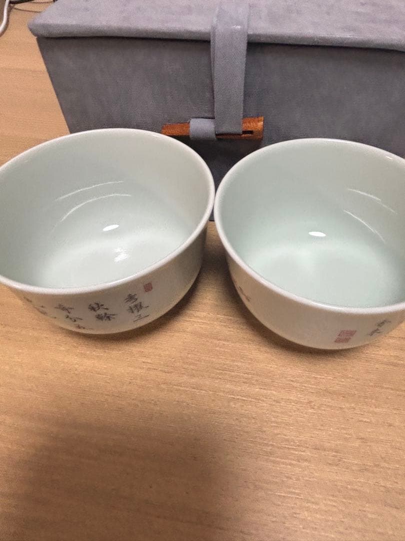 中国清時代 花鳥文茶碗 盃 粉彩 琺瑯彩 雍正年製在銘