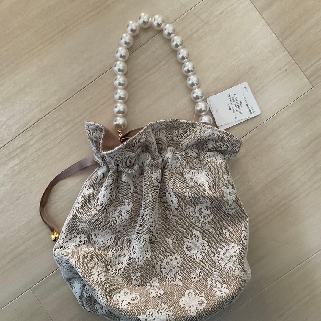新品 フェイラー ハイジ レース巾着 ホワイトベージュ - メルカリ