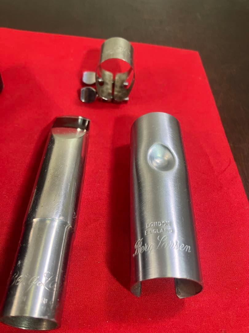 Berg Larsen メタルマウスピース 100/1M オフセット　リガチャー