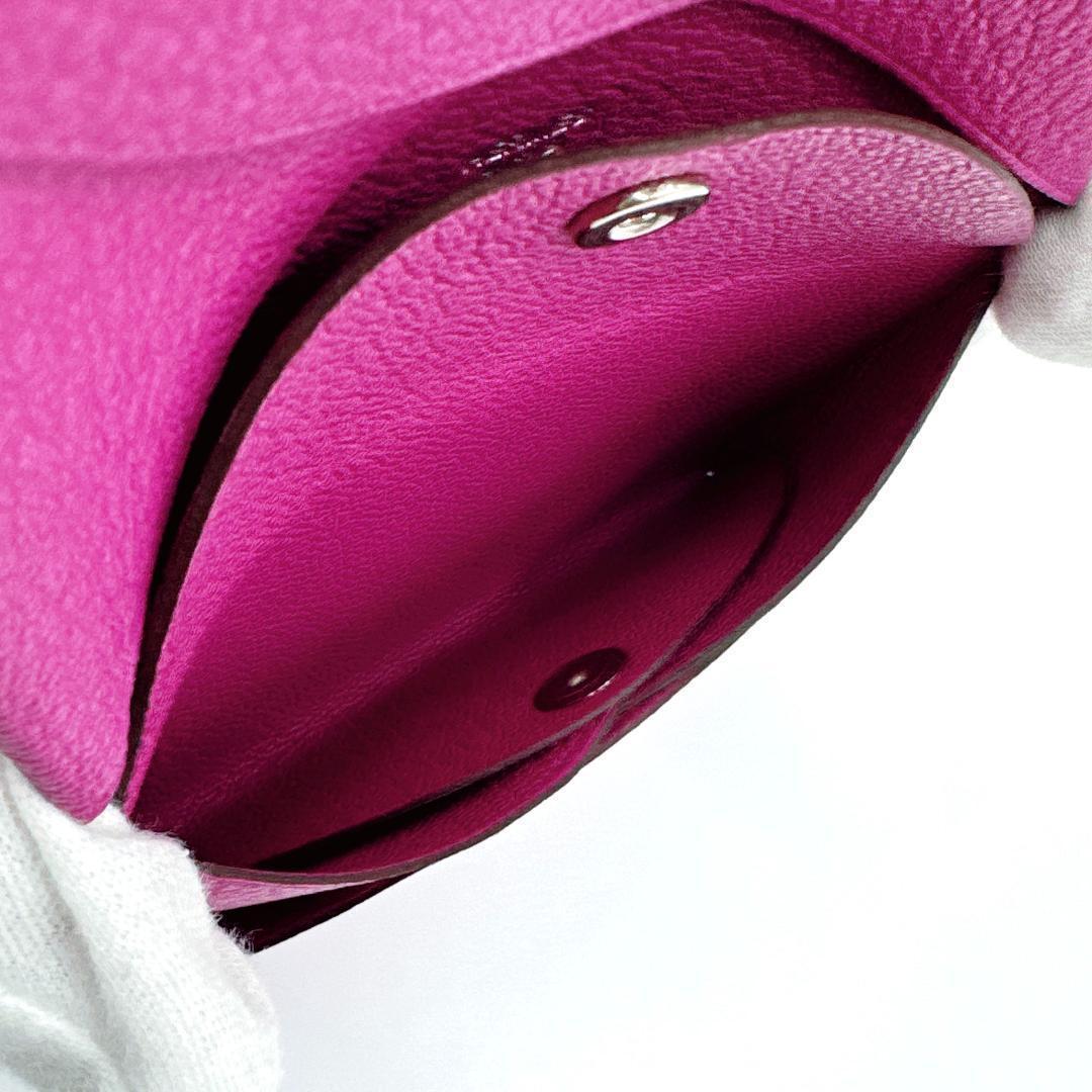 エルメス カルヴィ デュオ カードケース ミニ財布 小銭入れ Z シェブルミゾル