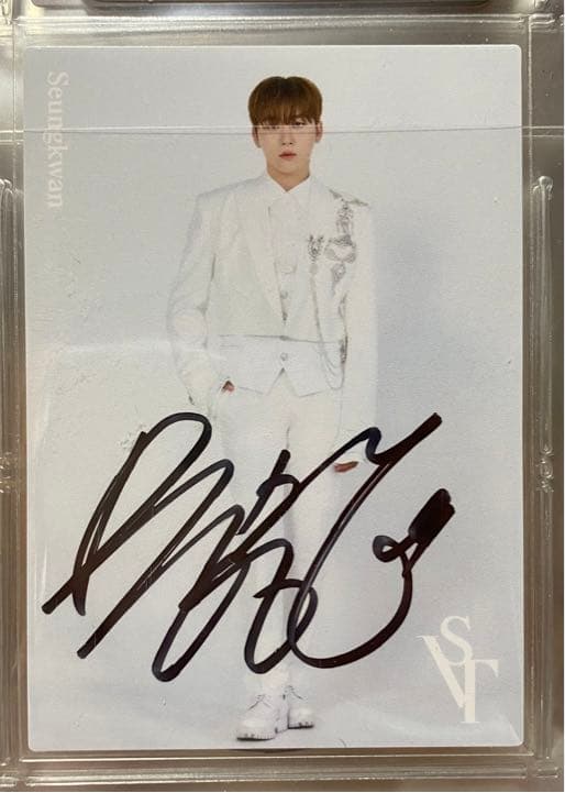 SEVENTEEN スングァン サイン入りチェキ SEVENTEEN スングァン 直筆