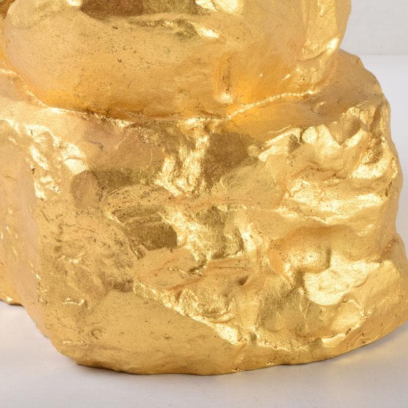 北村治禧作 古銅鍍金 福寿恵比寿像 限定130/400 共箱 M 8589A