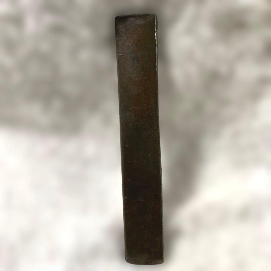 B-16 小柄　柄のみ　武具　刀装具　銅製　日本刀　アンティーク　美術品　工芸品