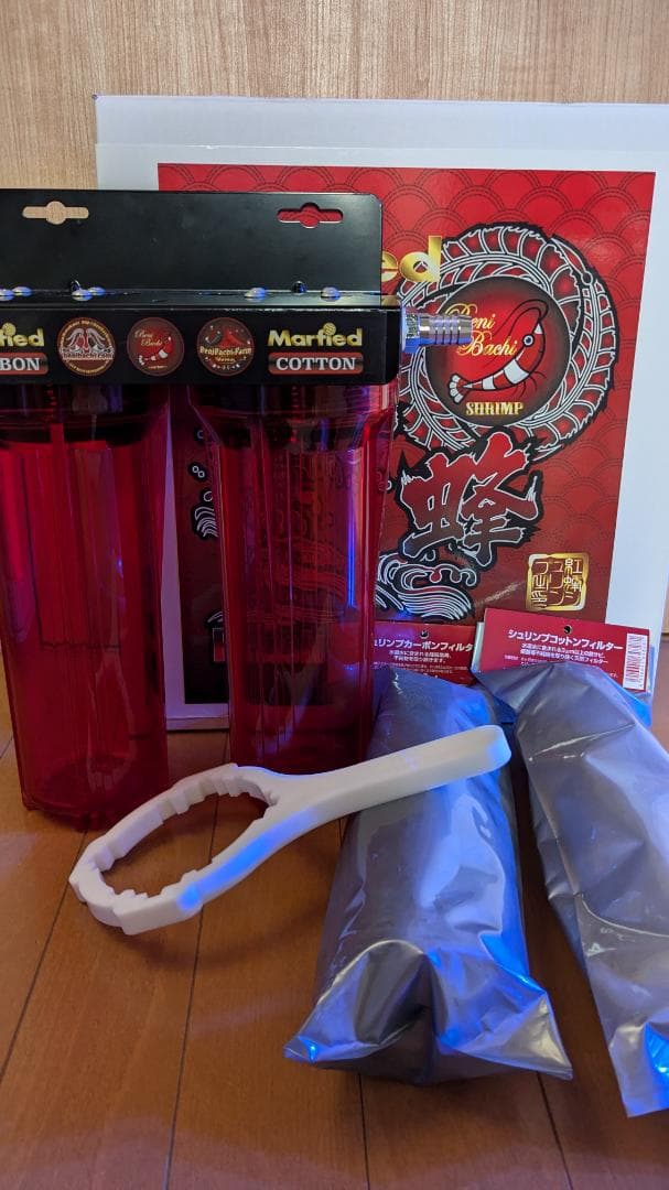マーフィード浄水器 紅蜂コラボ エビ浄水器 - メルカリ