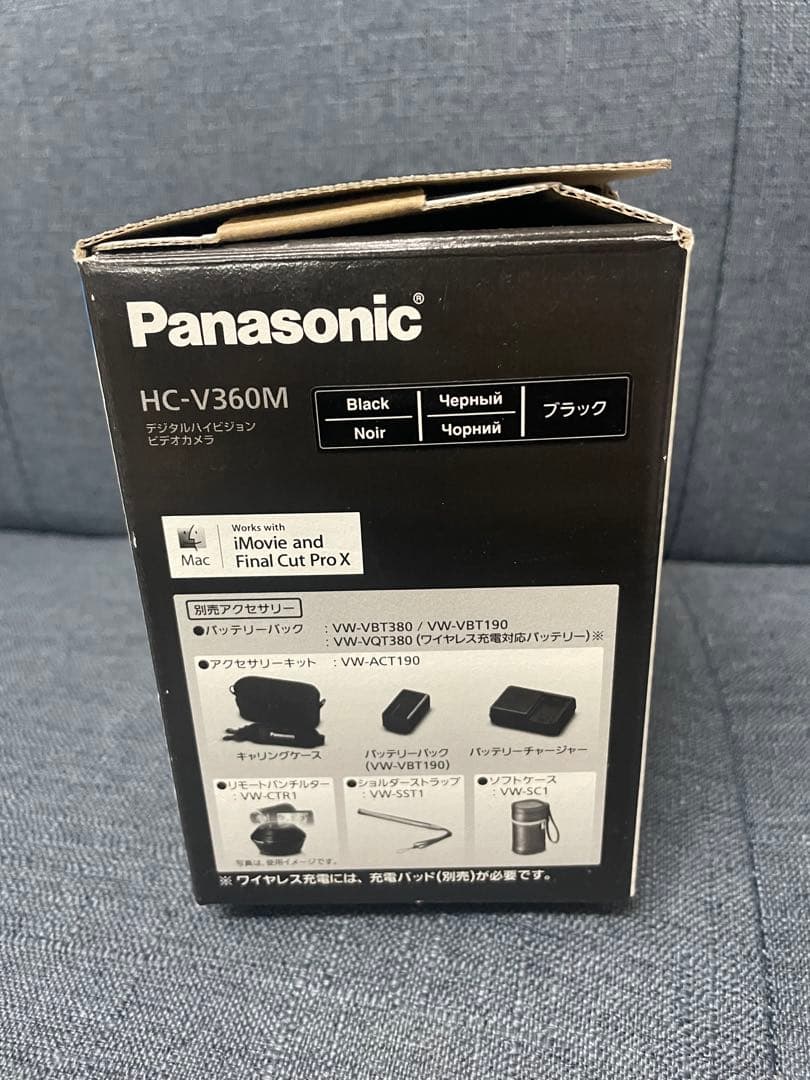 ❷美品 Panasonic HC-V360M ビデオカメラ 通電確認済み