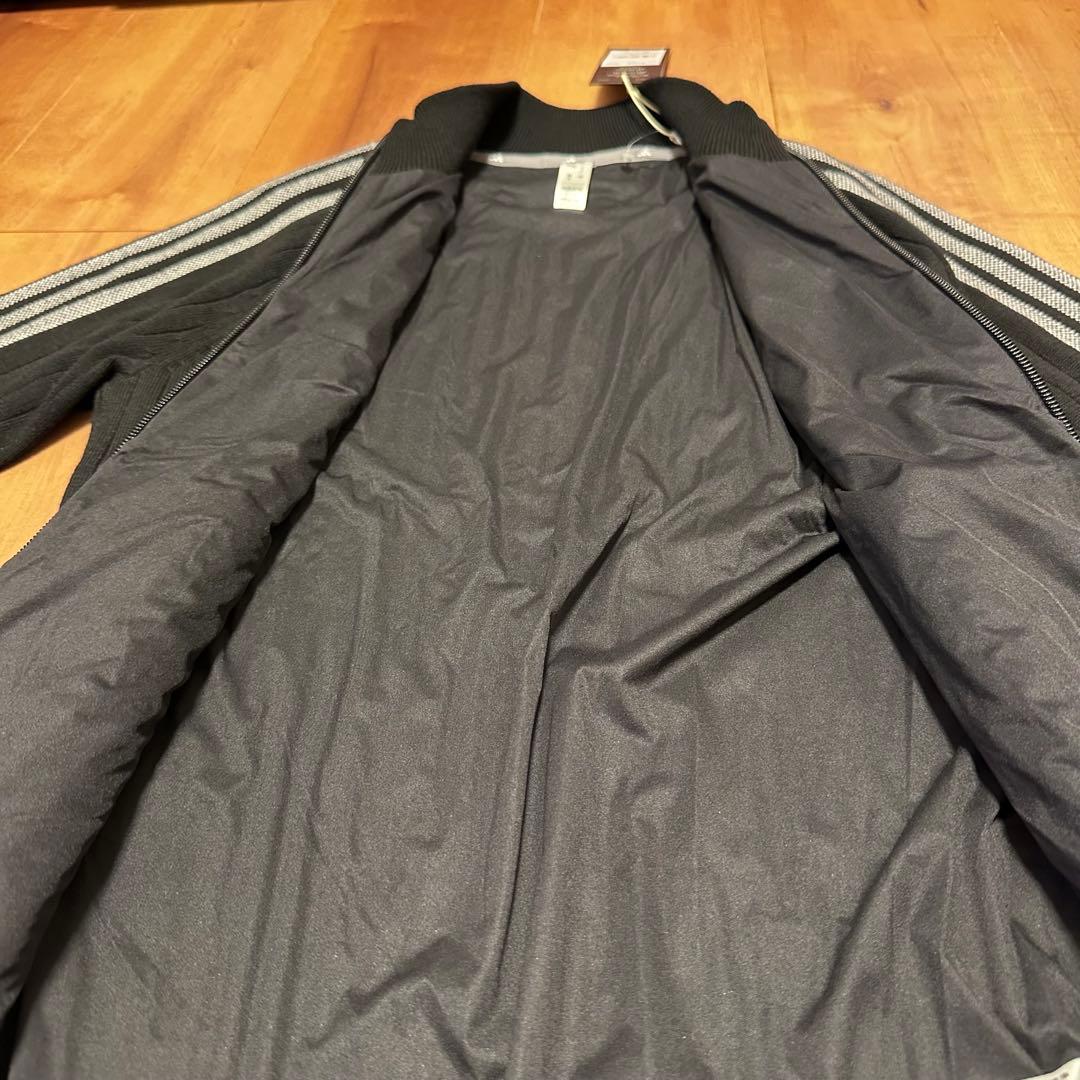 防風　裏地付き　ニット　セットアップ　ブラック　サイズS 新品タグ付　秋冬