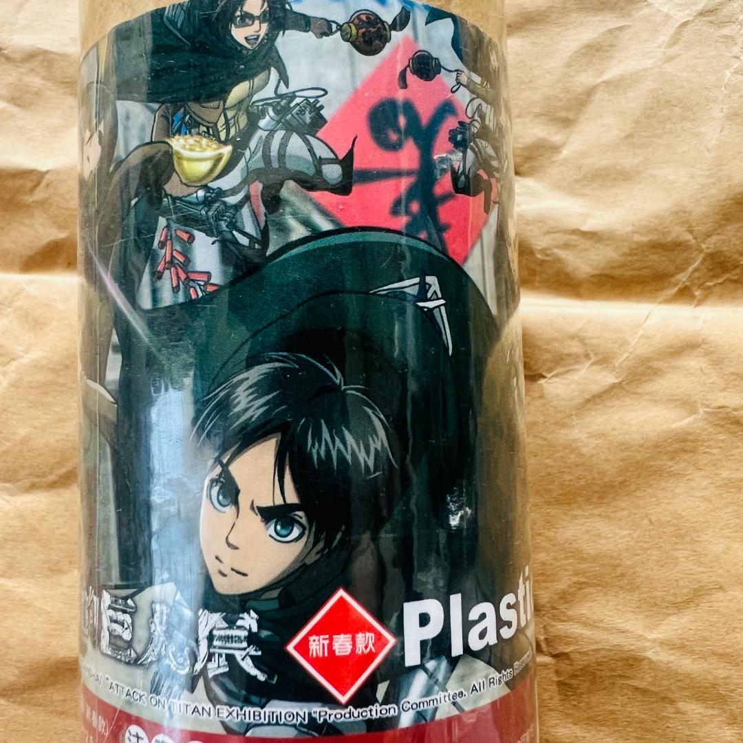 台湾 進撃の巨人展 春節 プラスチックポスター リヴァイ ミカサ エレン