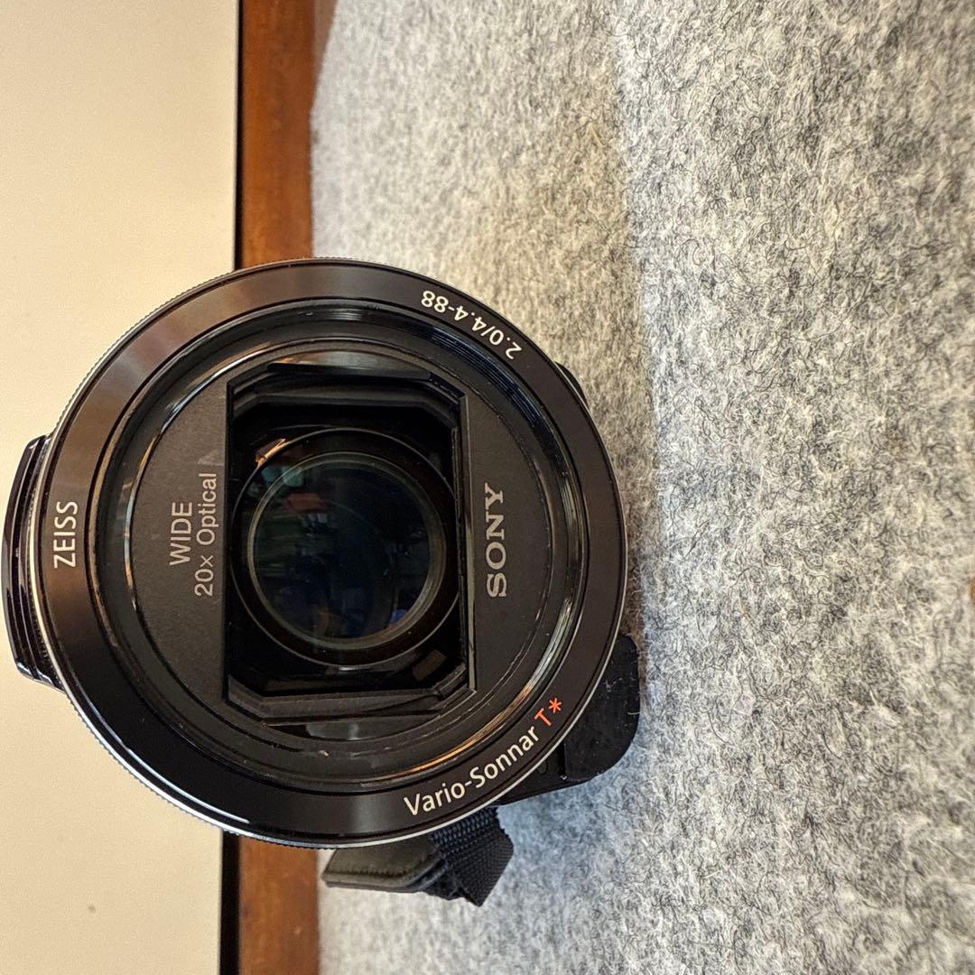 SONY FDR-AX55 4K ビデオカメラ 本体 バッテリー2個 箱あり