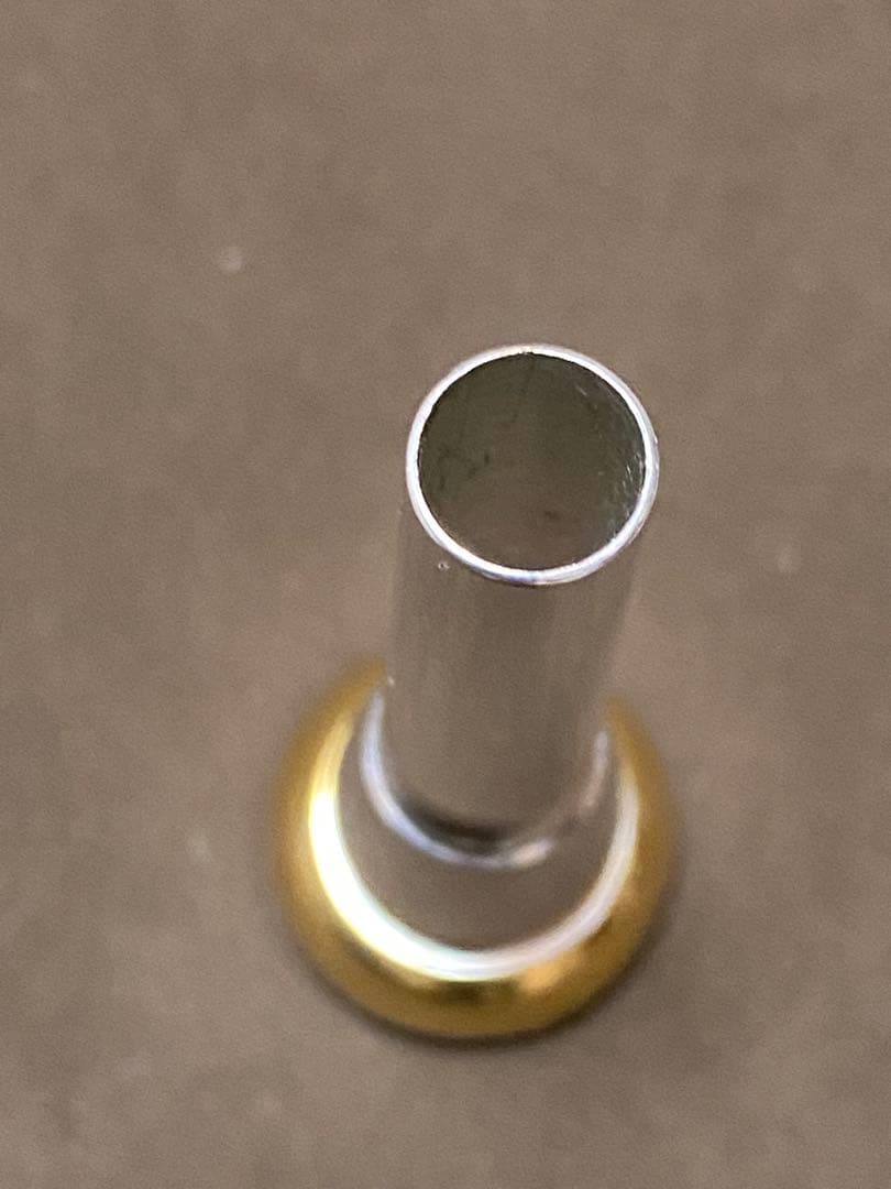 ストンビトランペットマウスピース 3 1/2Cリムゴールド