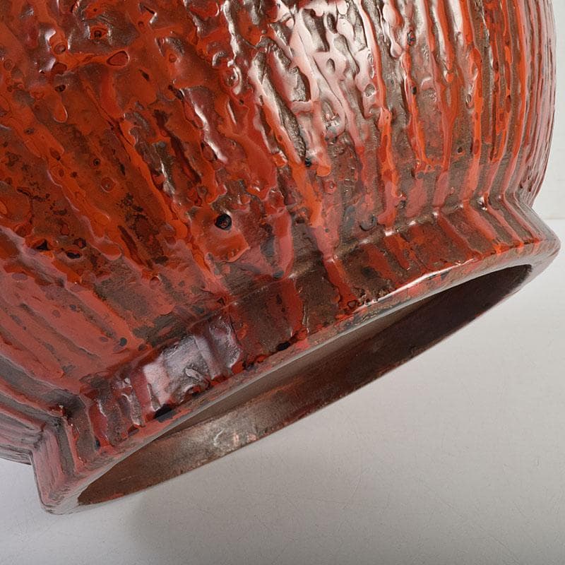 根来塗　朱塗　乾漆鉢　丸鉢　大鉢　時代箱付　V　R9277B