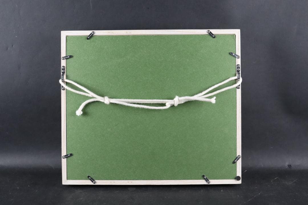 元永定正 「あかとしろからいろだまだま」アクリル画3号 具体美術協会 模写