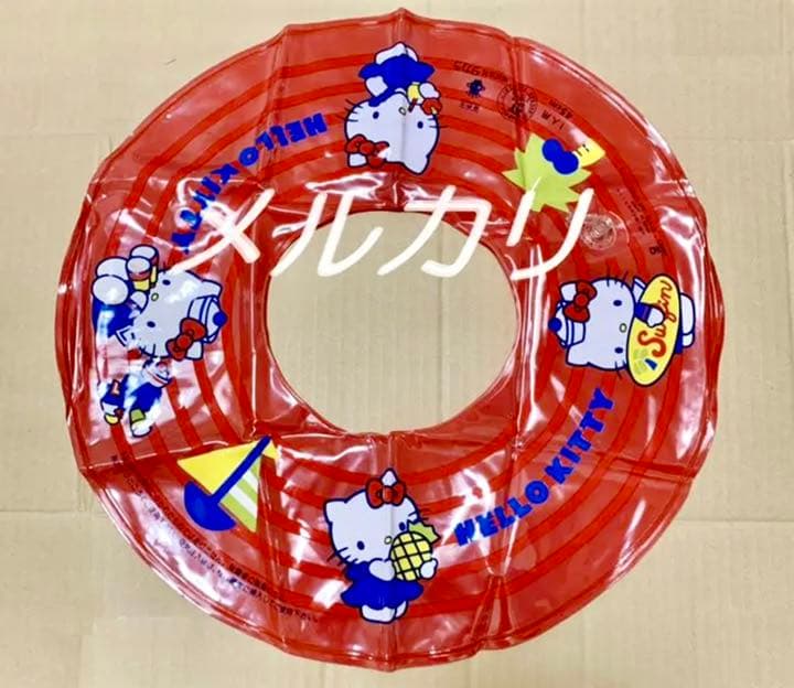 ☆新品 浮き輪 ハローキティ 1985年 45cm 昭和 レトロ - メルカリ