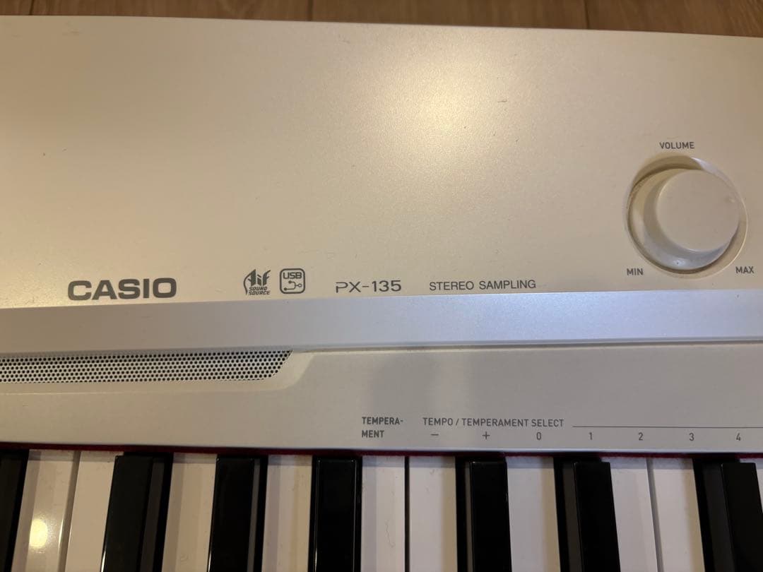 CASIO PX-135WE ホワイト電子ピアノ 美品 引取り限定