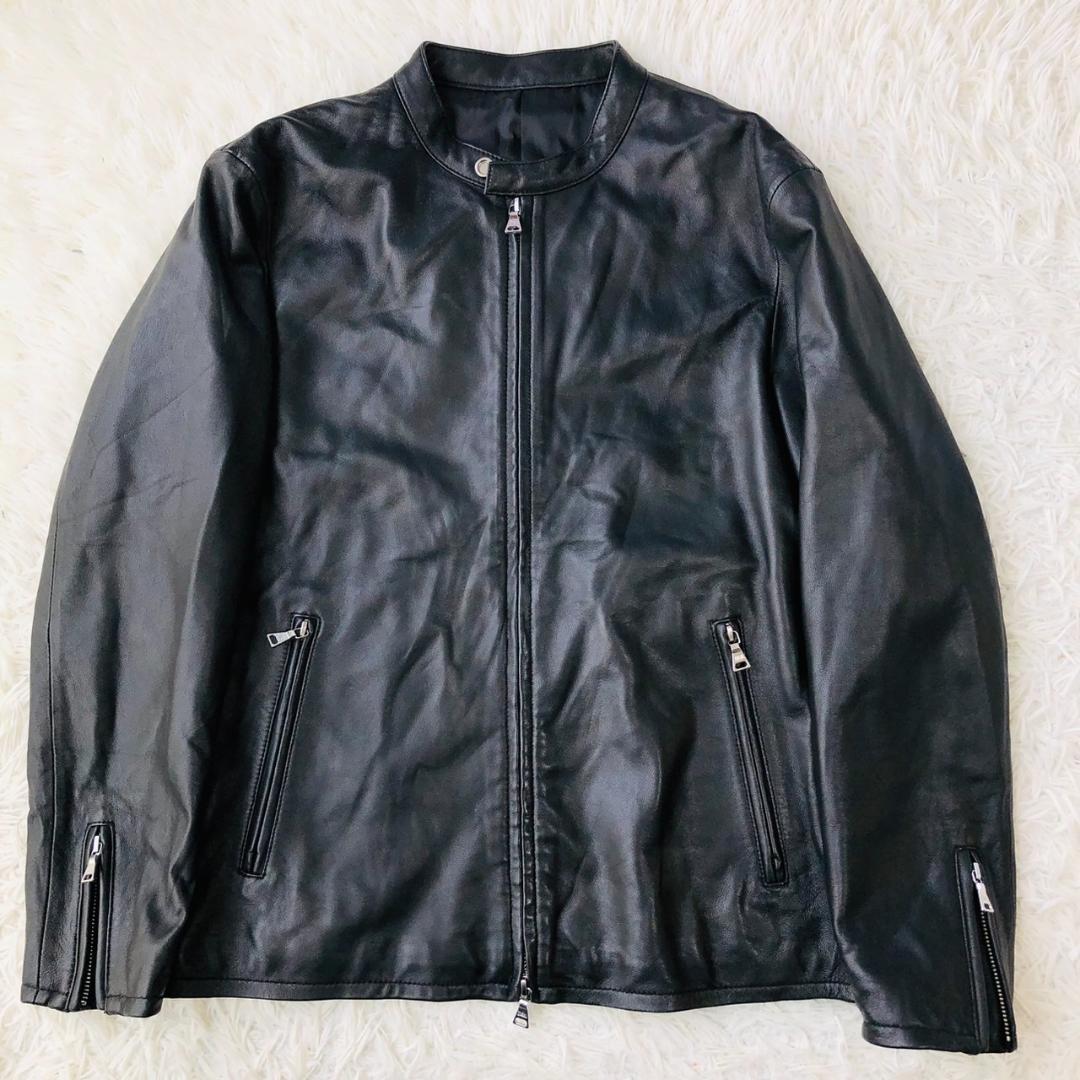 希少XL】tk.TAKEO KIKUCHI シングルライダース 羊革 メンズ