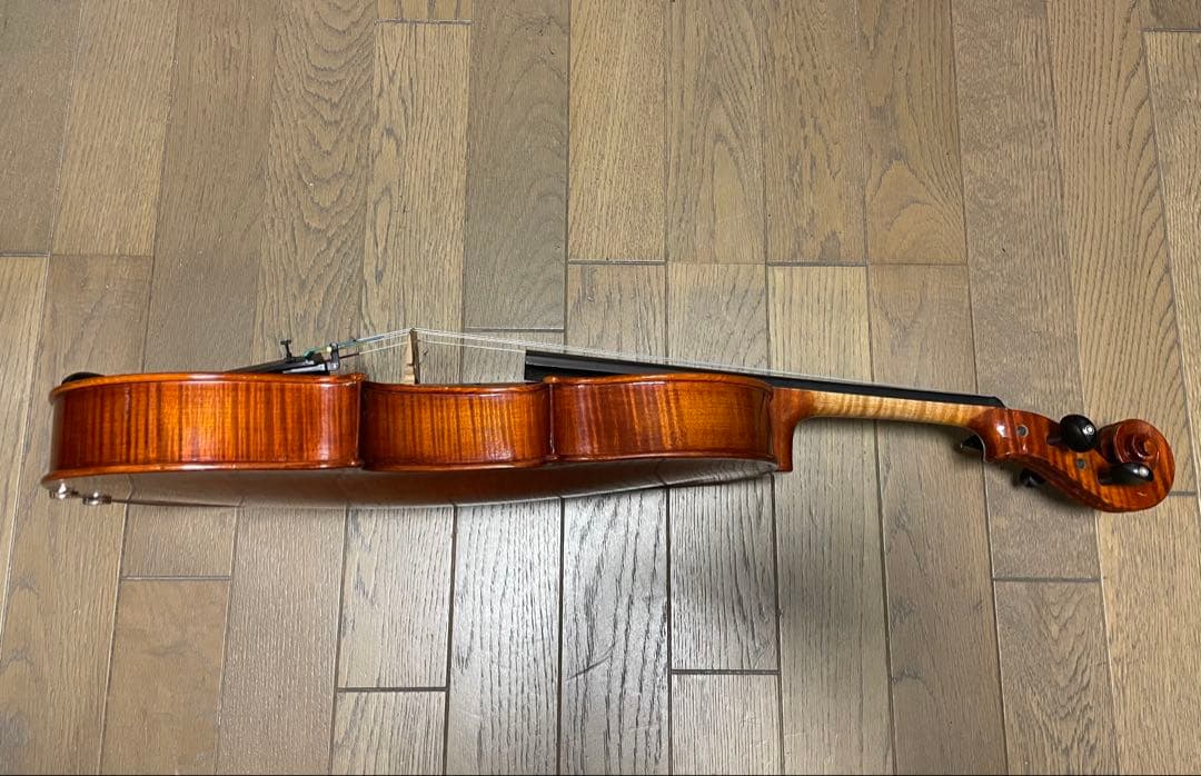 美しい虎杢のヴィオラ Piccolini Viola 弓 ESPRIケース付き。