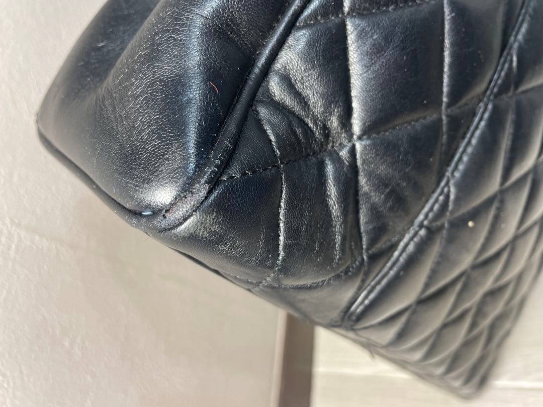 CHANELノベルティ　マトラッセ ココマーク 復刻トートバッグキャビアスキン