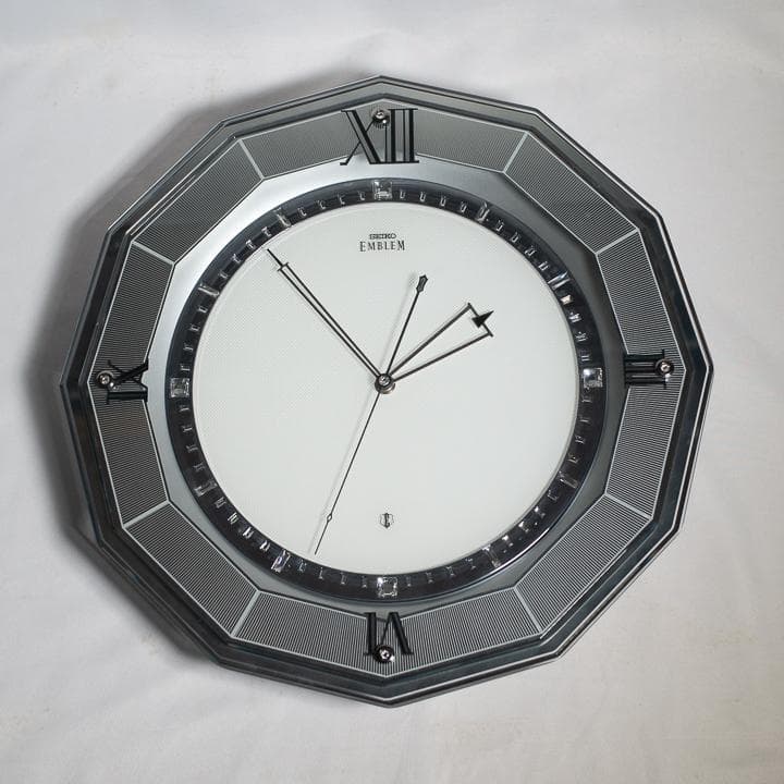 SEIKO EMBLEM GPS 電波時計 掛け時計 掛時計 HS555S