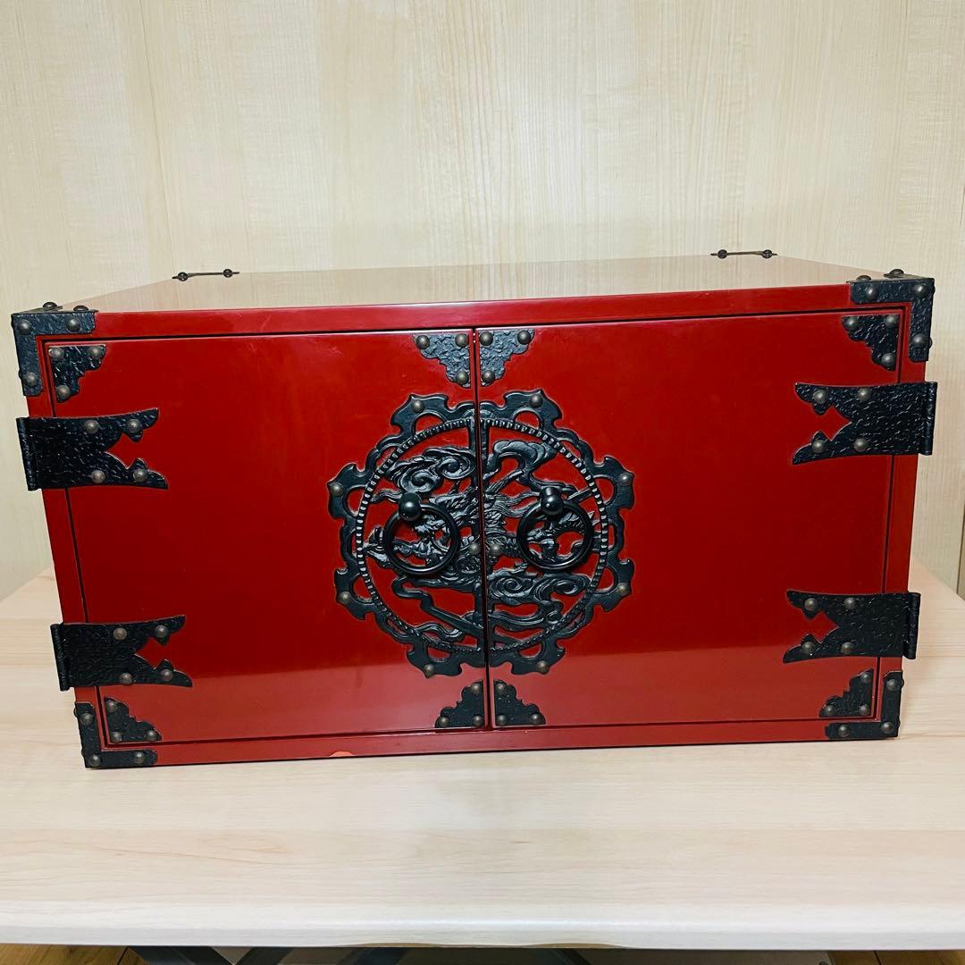 極上品】時代風 赤家具 収納家具 送料無料