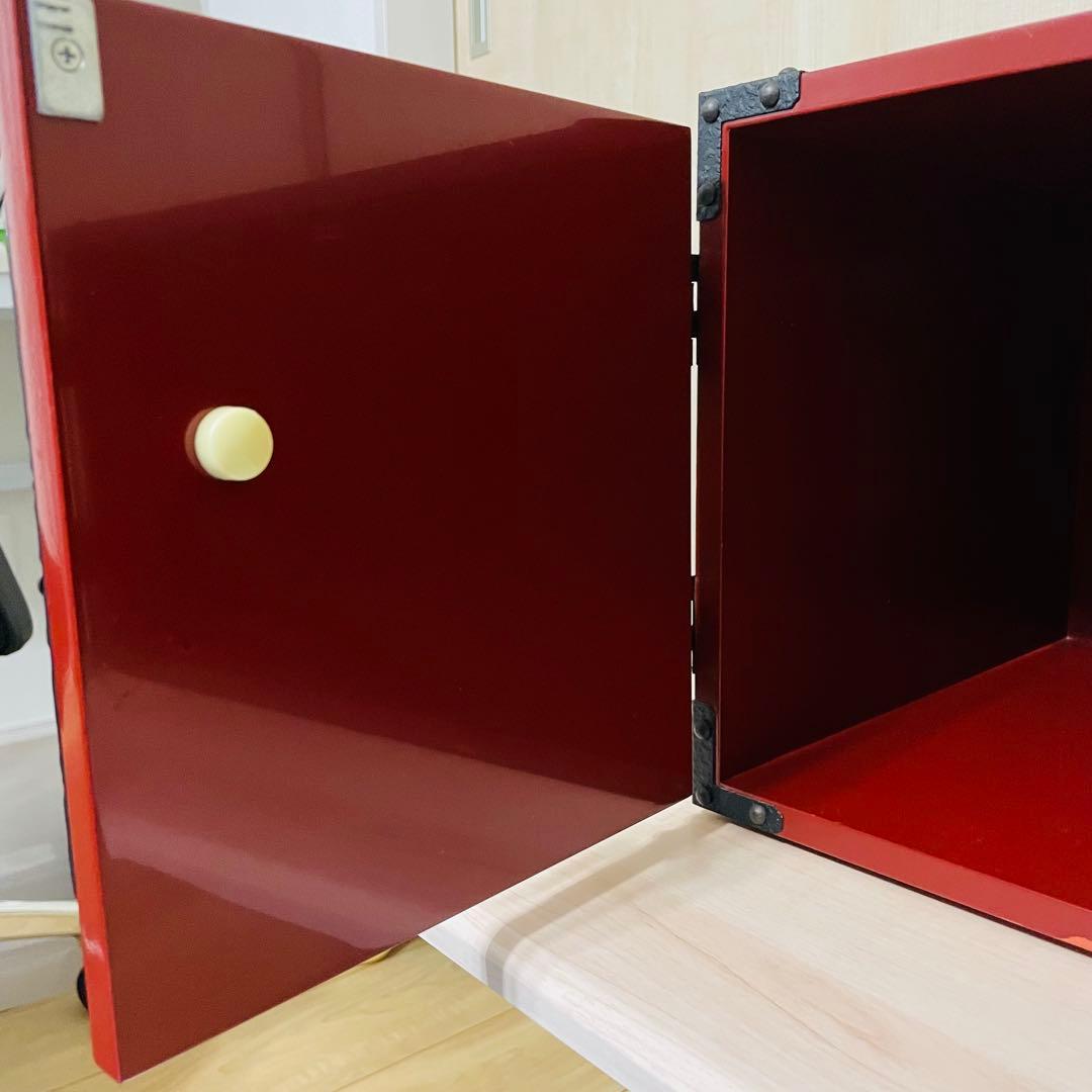 極上品】時代風 赤家具 収納家具 送料無料