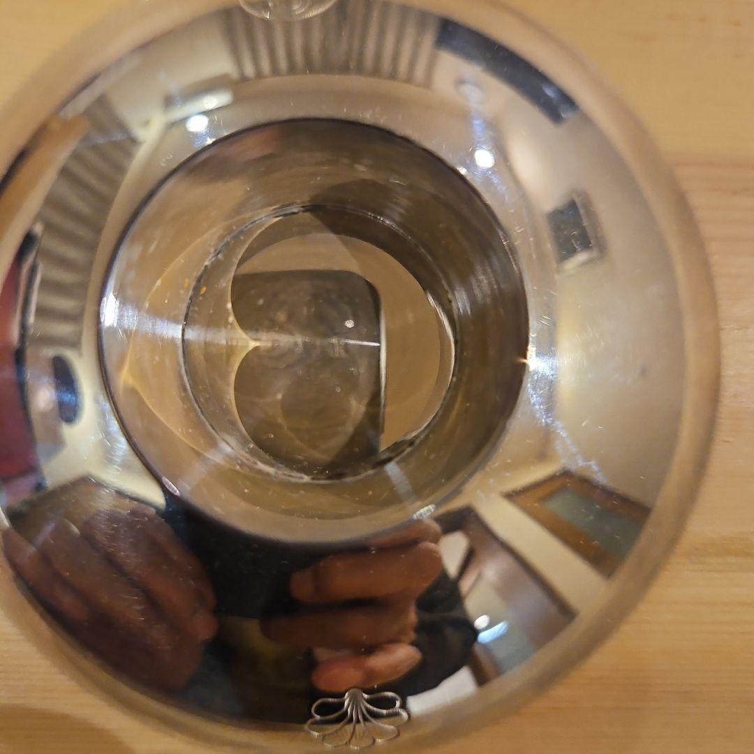 昭和六十年四月 新会社発足記念 日本たばこ産業 純銀 銀盃 酒