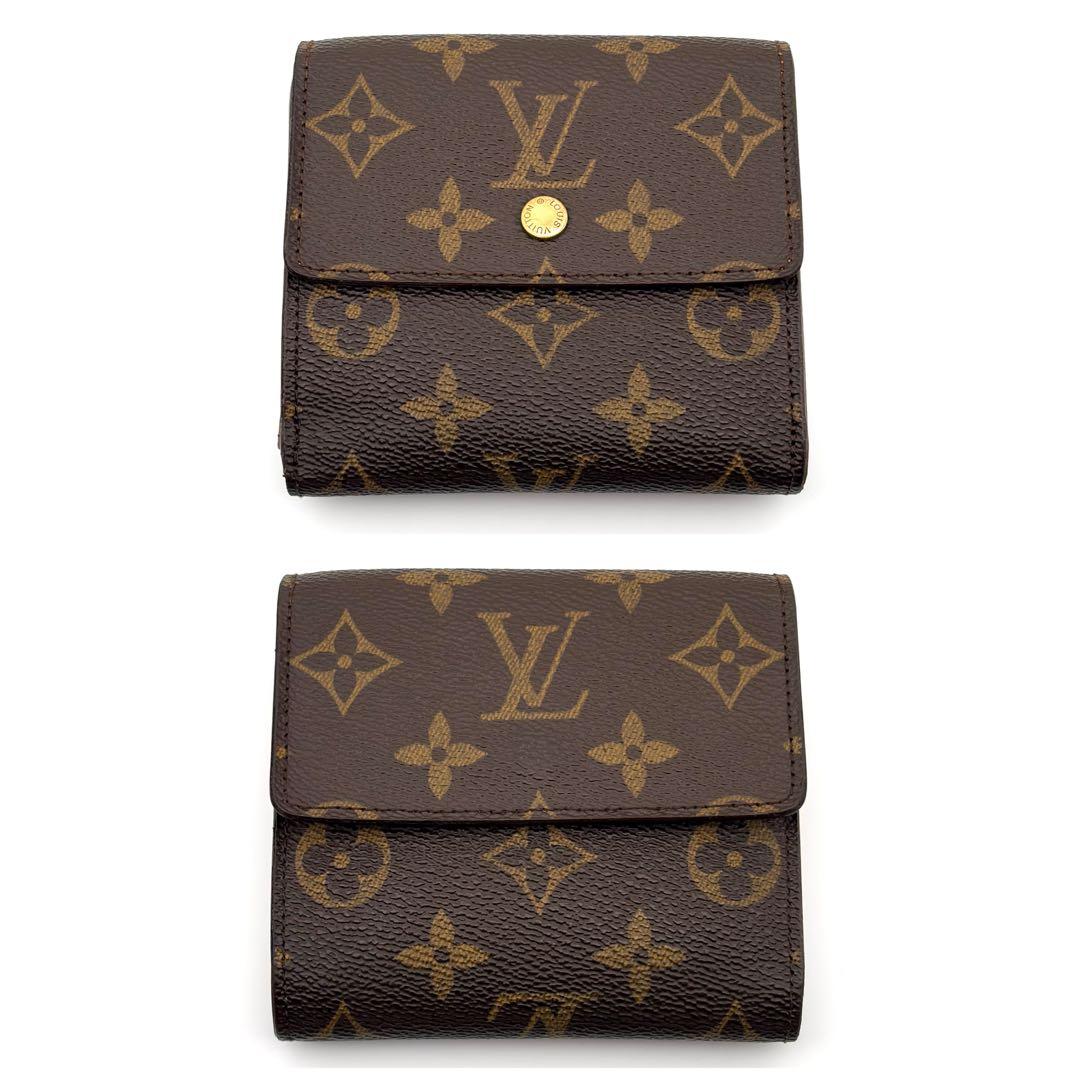 特美品】ルイヴィトン ポルトモネ ビエ カルトクレディ モノグラム 三
