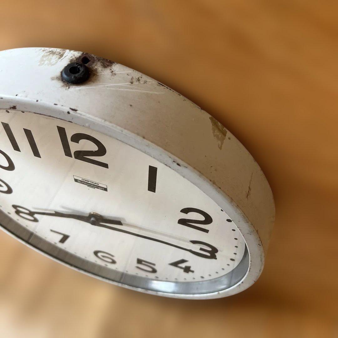 【SKMT 】Schlumbergerフランス アンティーク　時計 壁掛け